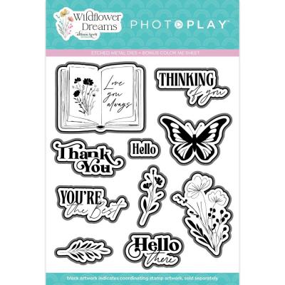 PhotoPlay Wildflower Dreams - Outline Die